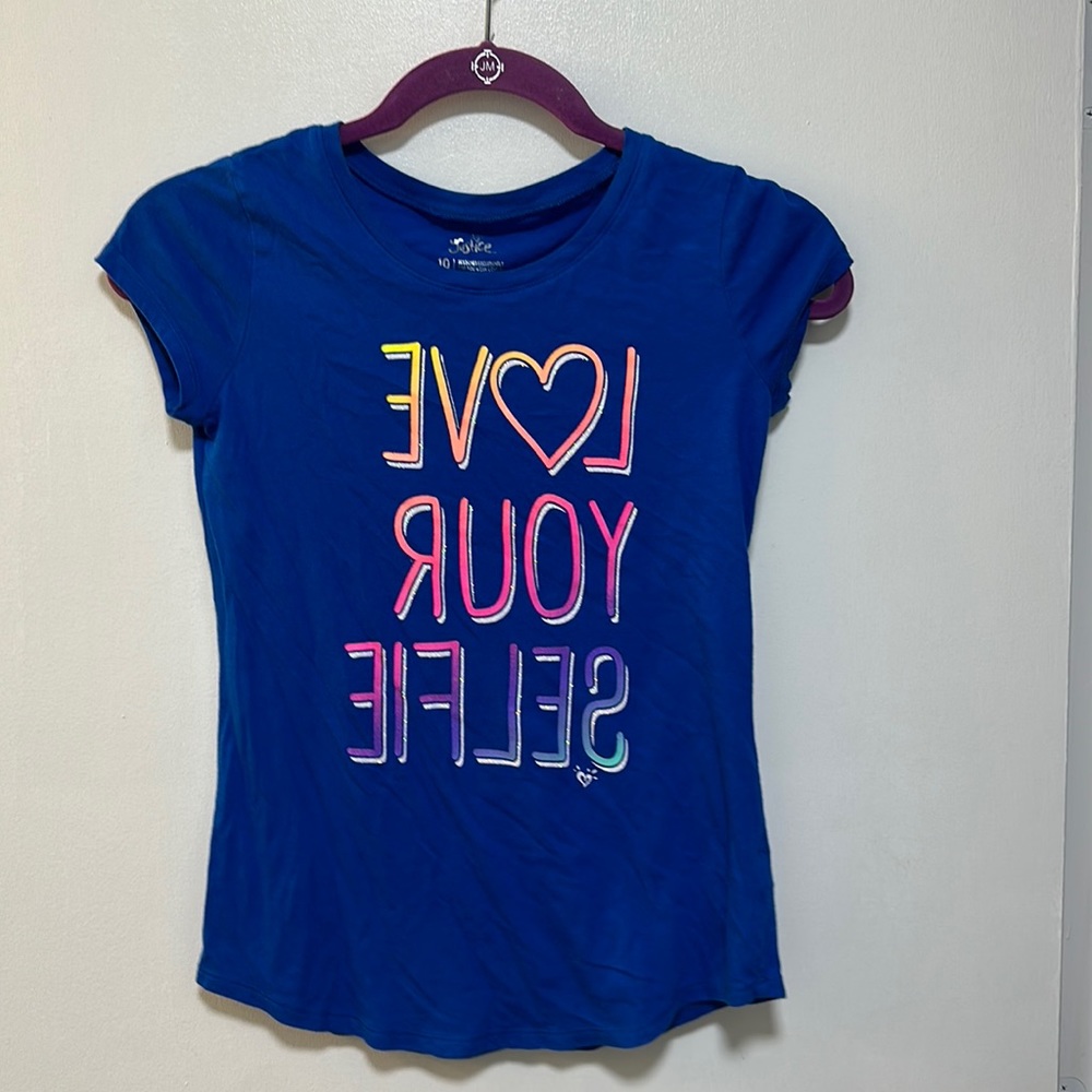Girls Justice short sleeve shirt size 10